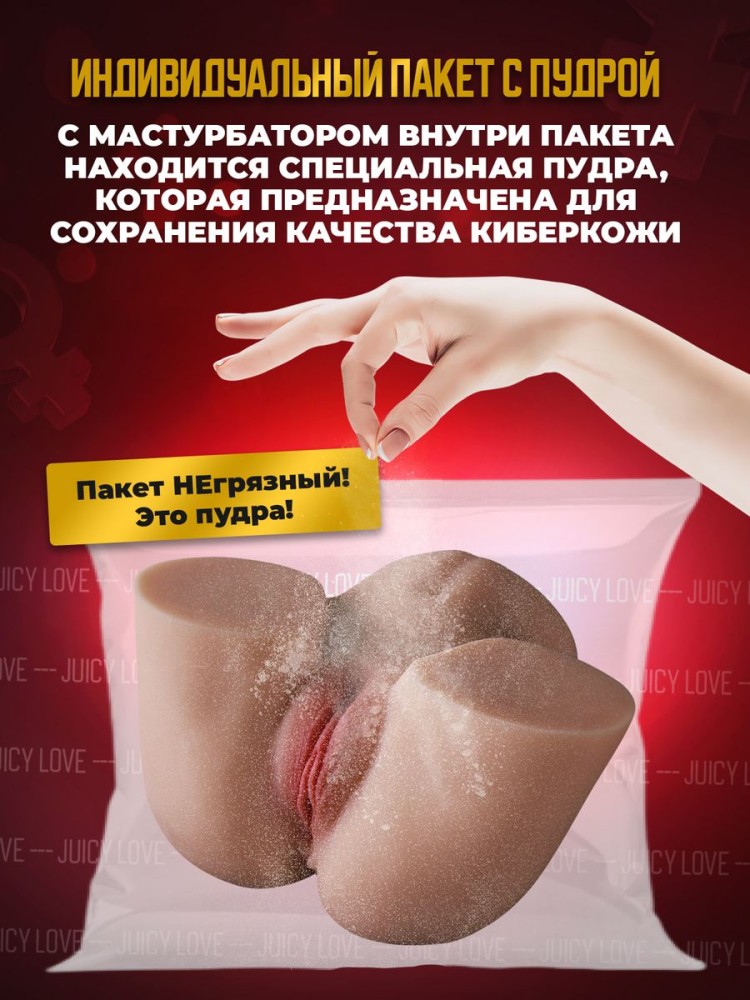 Реалистичный мастурбатор резиновая вагина анус Реалистичный мастурбатор резиновая вагина анус