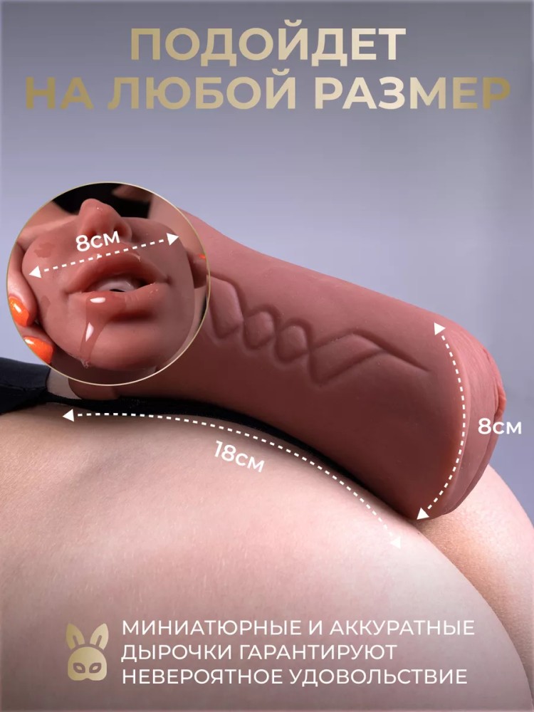 Мастурбатор реалистичный вагина рот 3 в 1 для мужчин Мастурбатор реалистичный вагина рот 3 в 1 для мужчин