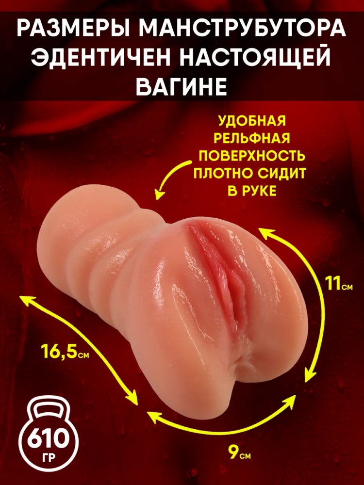 Реалистичный мастурбатор с анусом для мужчин 18+