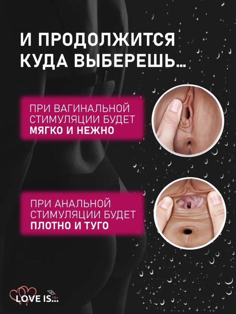 Мастурбатор 3 в 1: рот, вагина, анус Мастурбатор 3 в 1: рот, вагина, анус
