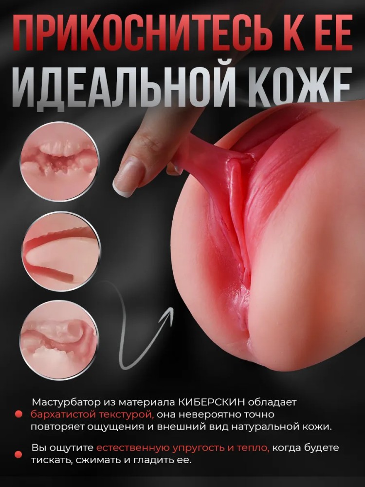 Мастурбатор для мужчин Рот и Вагина 3 в 1 Реалистичный 18+ Мастурбатор для мужчин Рот и Вагина 3 в 1 Реалистичный 18+