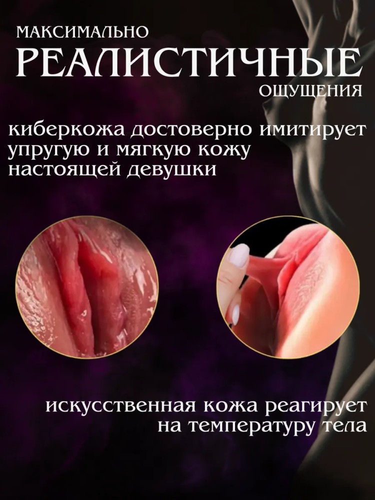 Мастурбатор мужской 2в1 анал и вагина