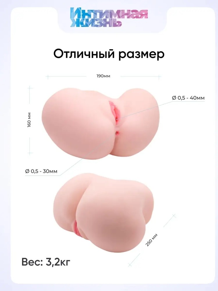 Мастурбатор полноразмерный Жура реалистичный стимулятор Мастурбатор полноразмерный Жура реалистичный стимулятор
