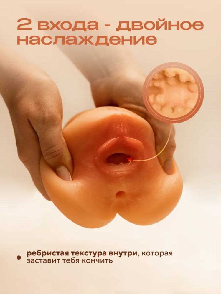 Вагина матурбатор с анусом реалистичная для мужчин 18+ Вагина матурбатор с анусом реалистичная для мужчин 18+