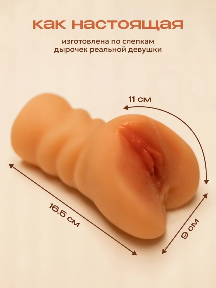 Вагина матурбатор с анусом реалистичная для мужчин 18+