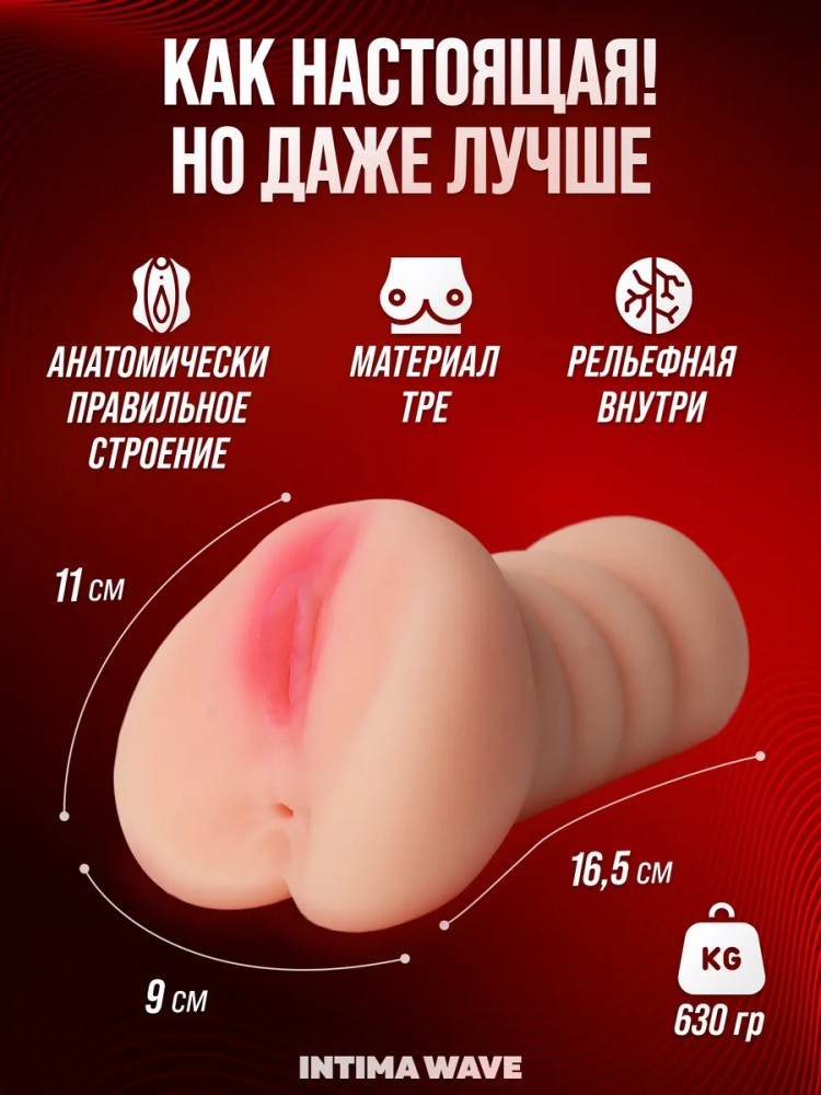 Мастурбатор, вагина 3в1 реалистичная, секс игрушки 18+ Мастурбатор, вагина 3в1 реалистичная, секс игрушки 18+
