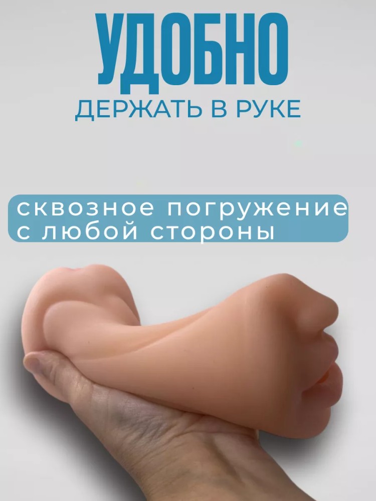 Мастурбатор для реалистичного секса и минета 3 в 1 Мастурбатор для реалистичного секса и минета 3 в 1