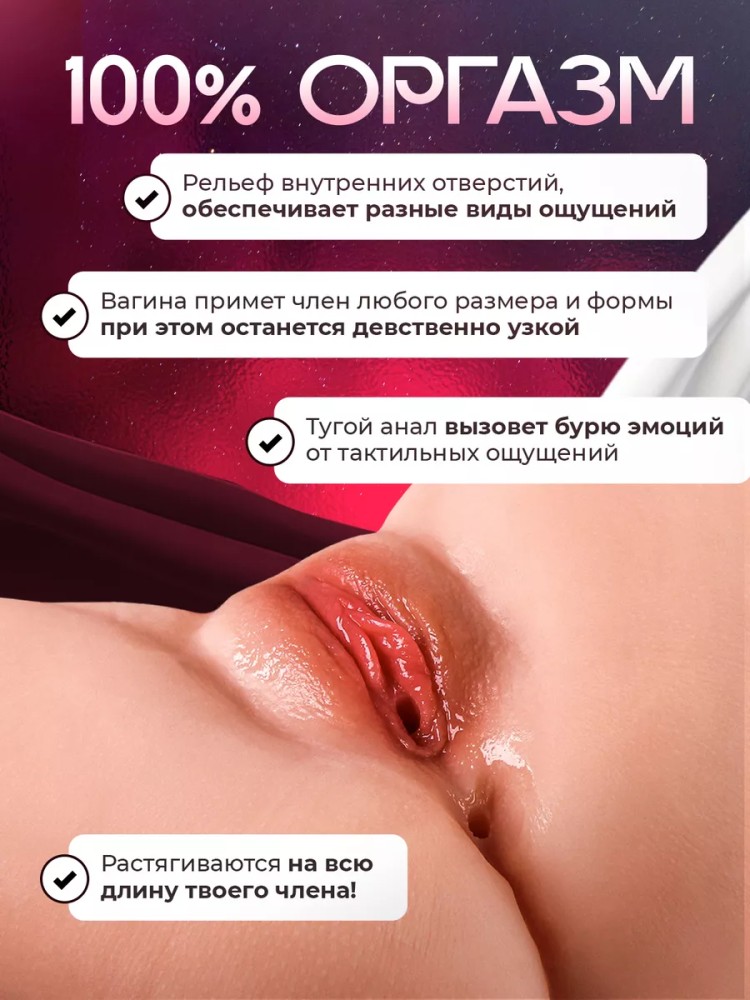 Реалистичный мастурбатор вагина и попка Реалистичный мастурбатор вагина и попка