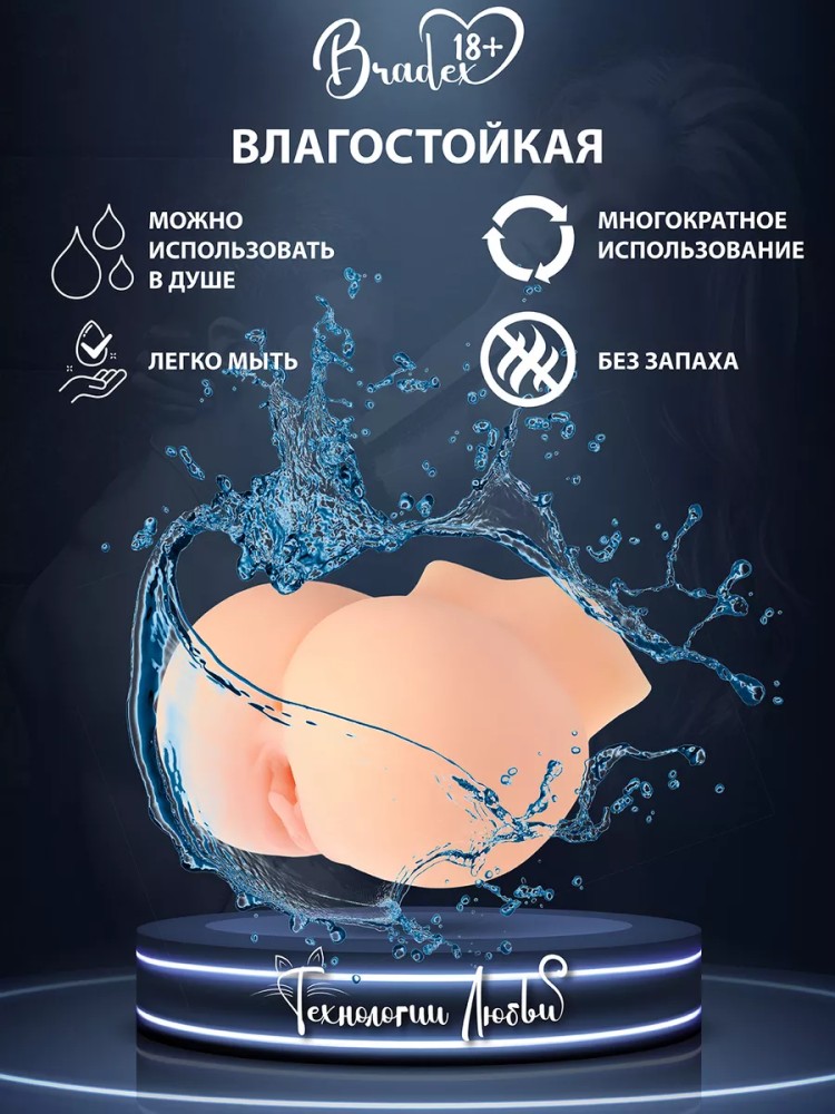 Мастурбатор анальный реалистичный попа и вагина Мастурбатор анальный реалистичный попа и вагина