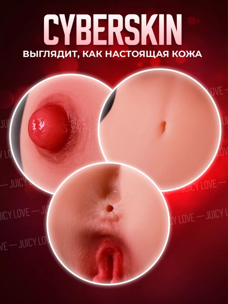 Реалистичный мастурбатор с вагиной и анусом
