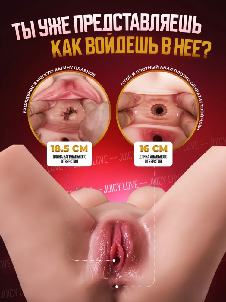 Реалистичный большой мастурбатор кукла 18+ Реалистичный большой мастурбатор кукла 18+
