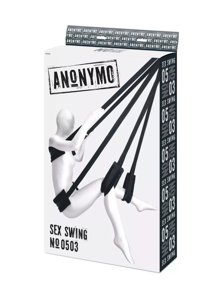 Секс-качели Anonymo #0502, черные Секс-качели Anonymo #0502, черные