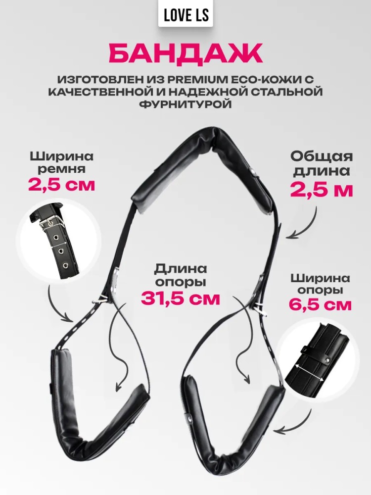 БДСМ набор, наручники и бандаж эротик комплект игрушек 18+ БДСМ набор, наручники и бандаж эротик комплект игрушек 18+