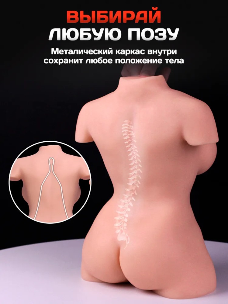 Реалистичная секс кукла с вагиной и анусом Реалистичная секс кукла с вагиной и анусом