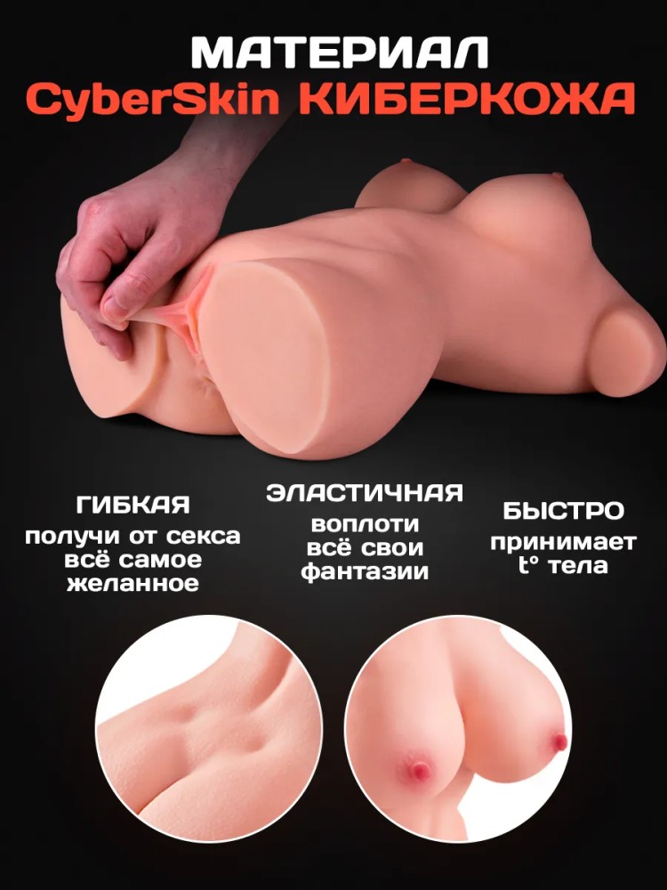 Реалистичная секс кукла с вагиной и анусом Реалистичная секс кукла с вагиной и анусом